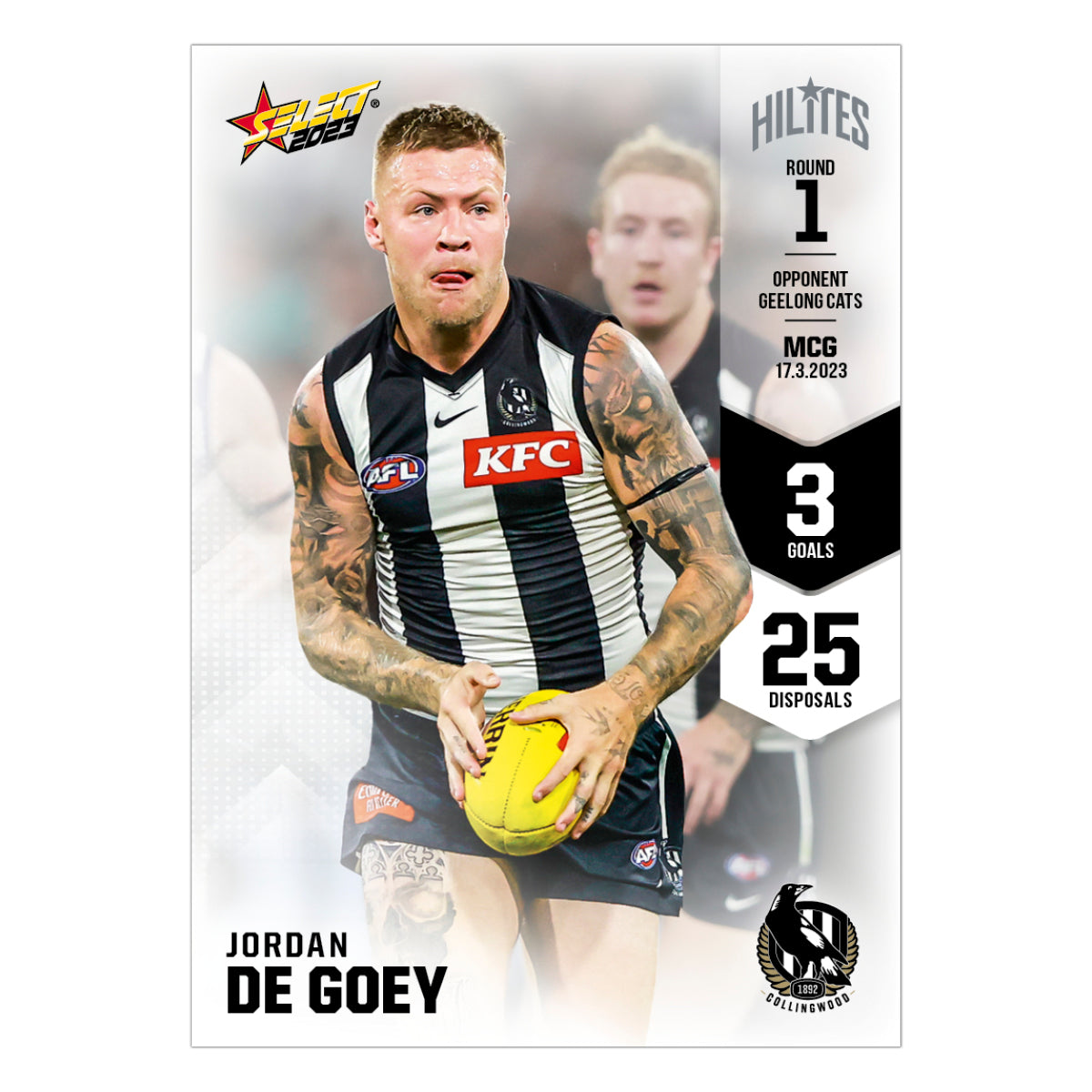 2023 AFL Round 1 Hilites - Jordan De Goey - Collingwood