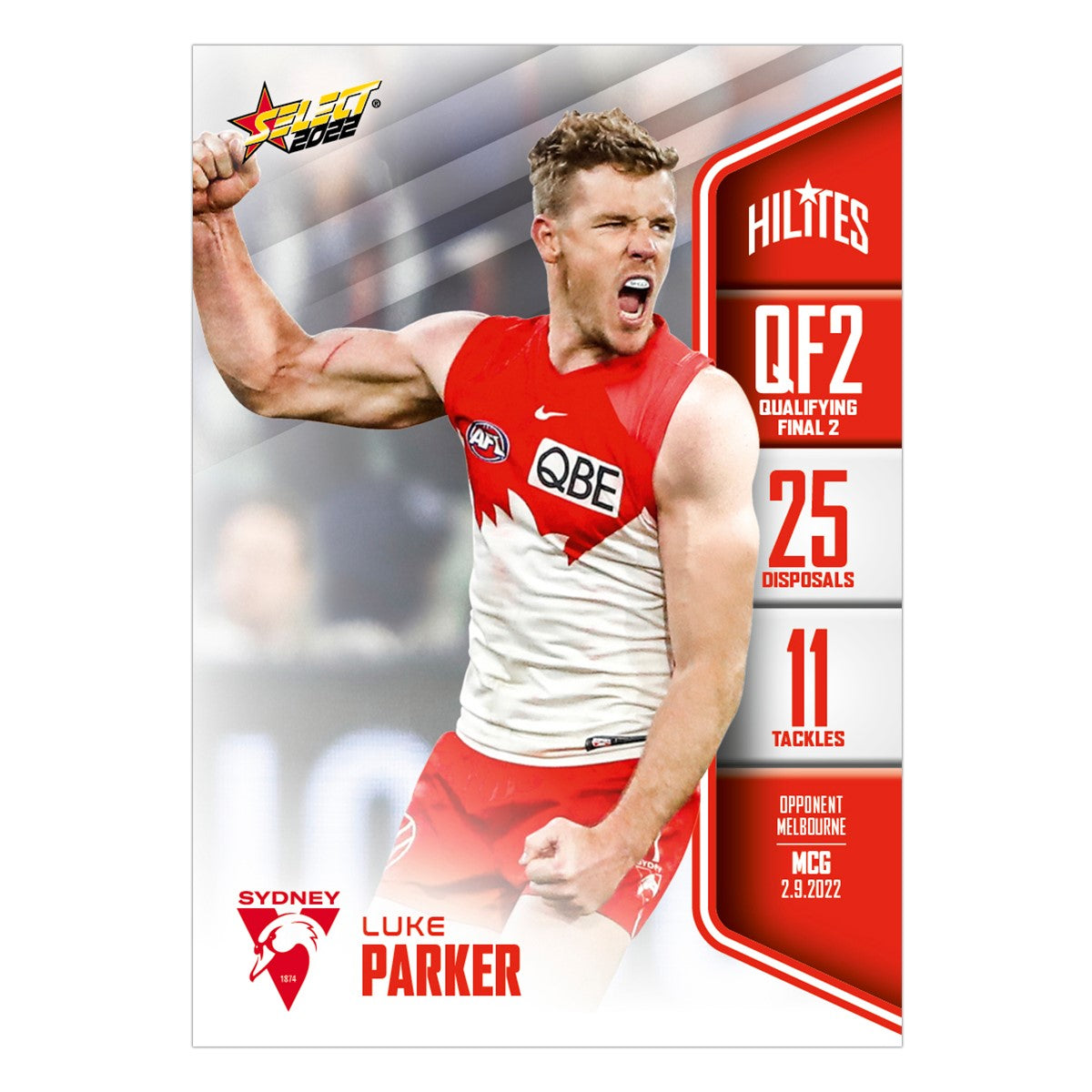 2022 Finals Week 1 Hilites QF2 - Luke Parker - Sydney