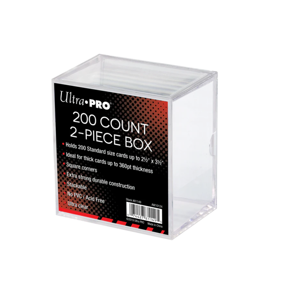 Ultra Pro 200 Count 2 Piece Storage Box