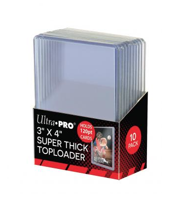 Ultra Pro 3x4 Super Thick 120pt Top Loaders 10ct