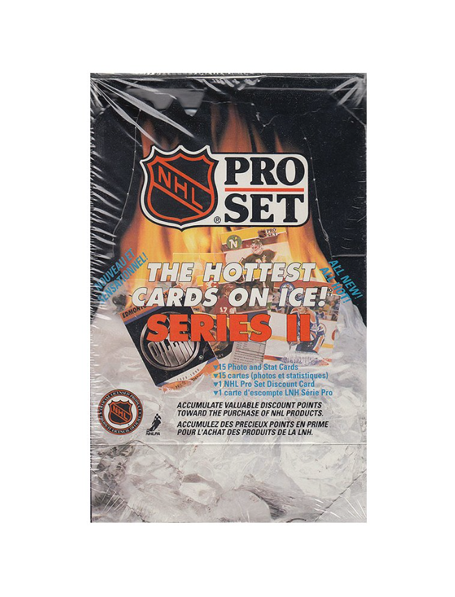 1990 Pro Set Hockey Series 2 Wax Box