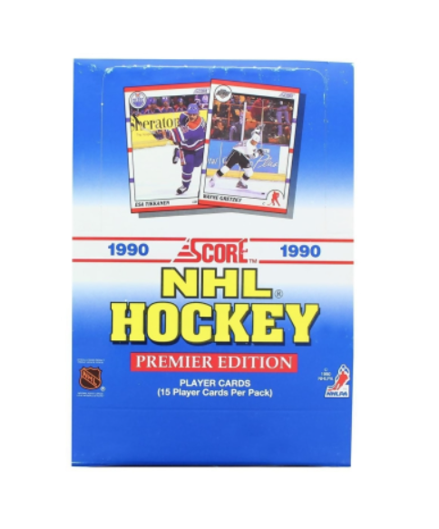 1990 Score Hockey Wax Box