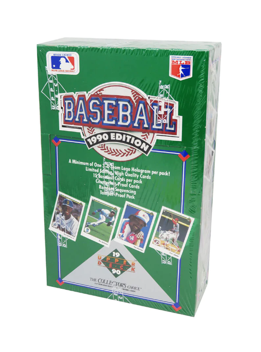 1990 Upper Deck Baseball Low Series Wax Box