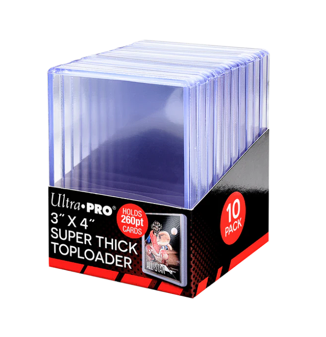 Ultra Pro 3x4 Super Thick 260pt Top Loaders 10ct