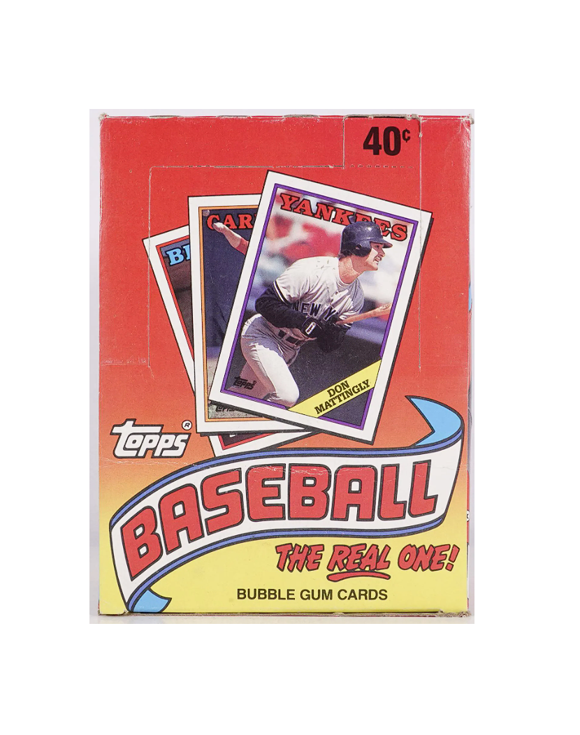 1988 Topps Baseball Wax Box