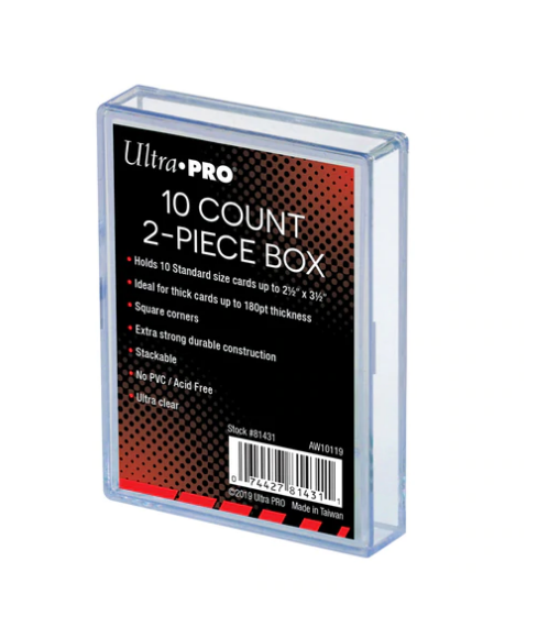 Ultra Pro 10 Count 2 Piece Storage Box