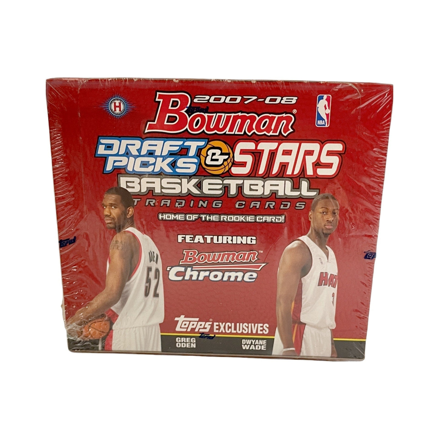 2007-08 Bowman Draft Picks & Stars Basketball Hobby Box