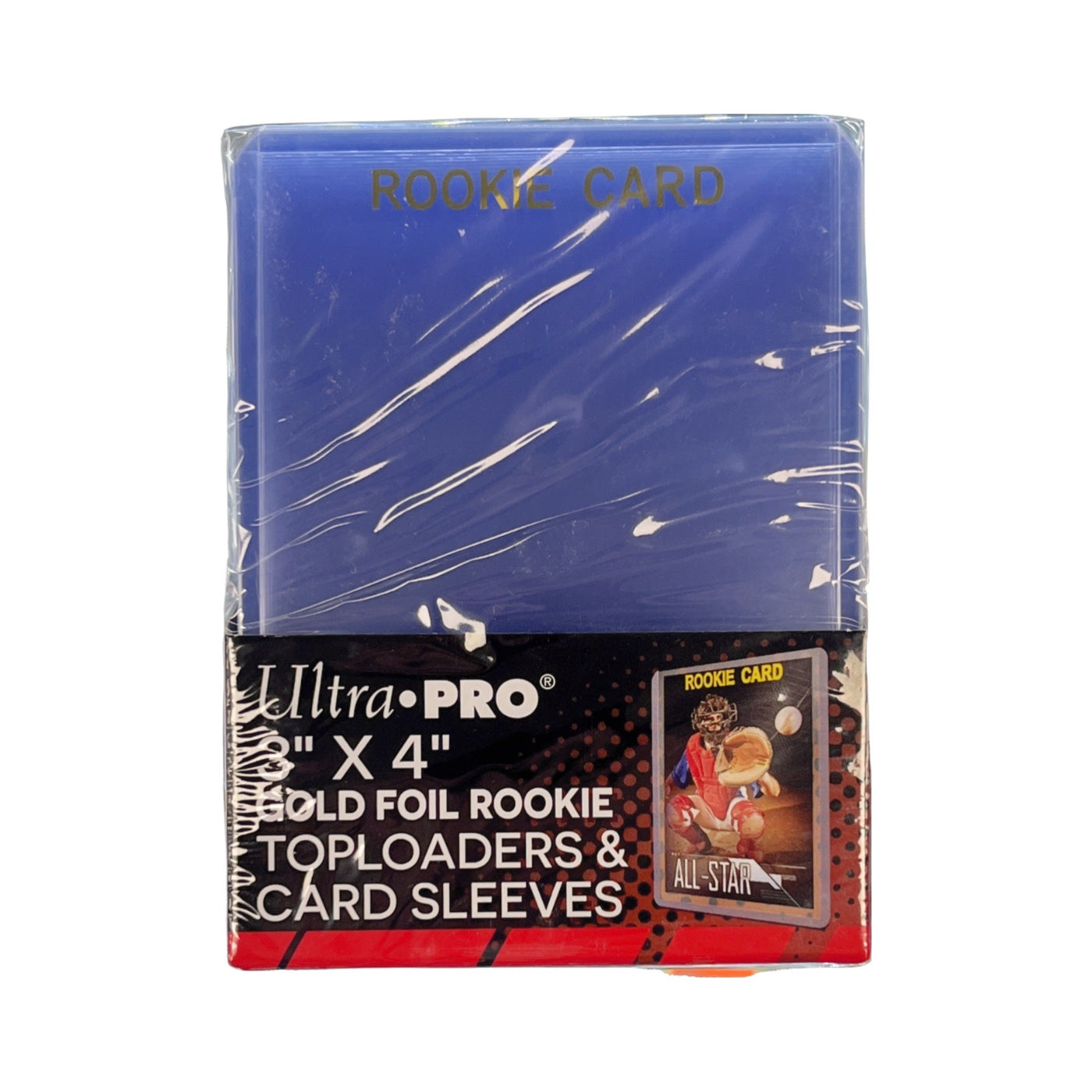 Ultra Pro 3x4 35pt Gold Rookie Top Loaders & Sleeves 25ct
