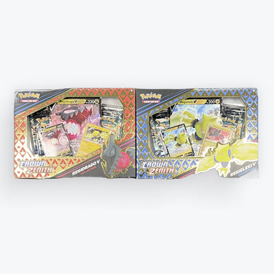 Pokémon Crown Zenith Regidrago/Regieleki V Collection Box