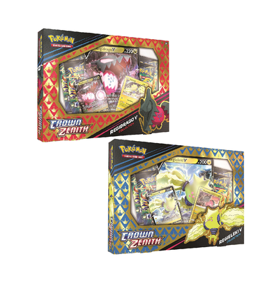 Pokémon Crown Zenith Regidrago/Regieleki V Collection Box