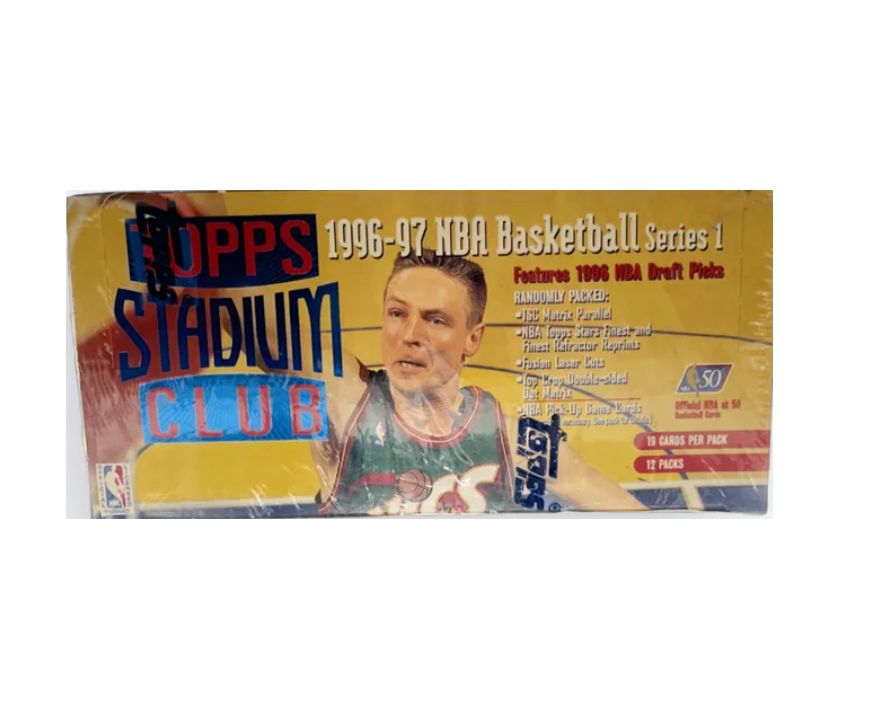 1996-97 Topps Stadium Club Series 1 Basketball Jumbo Box