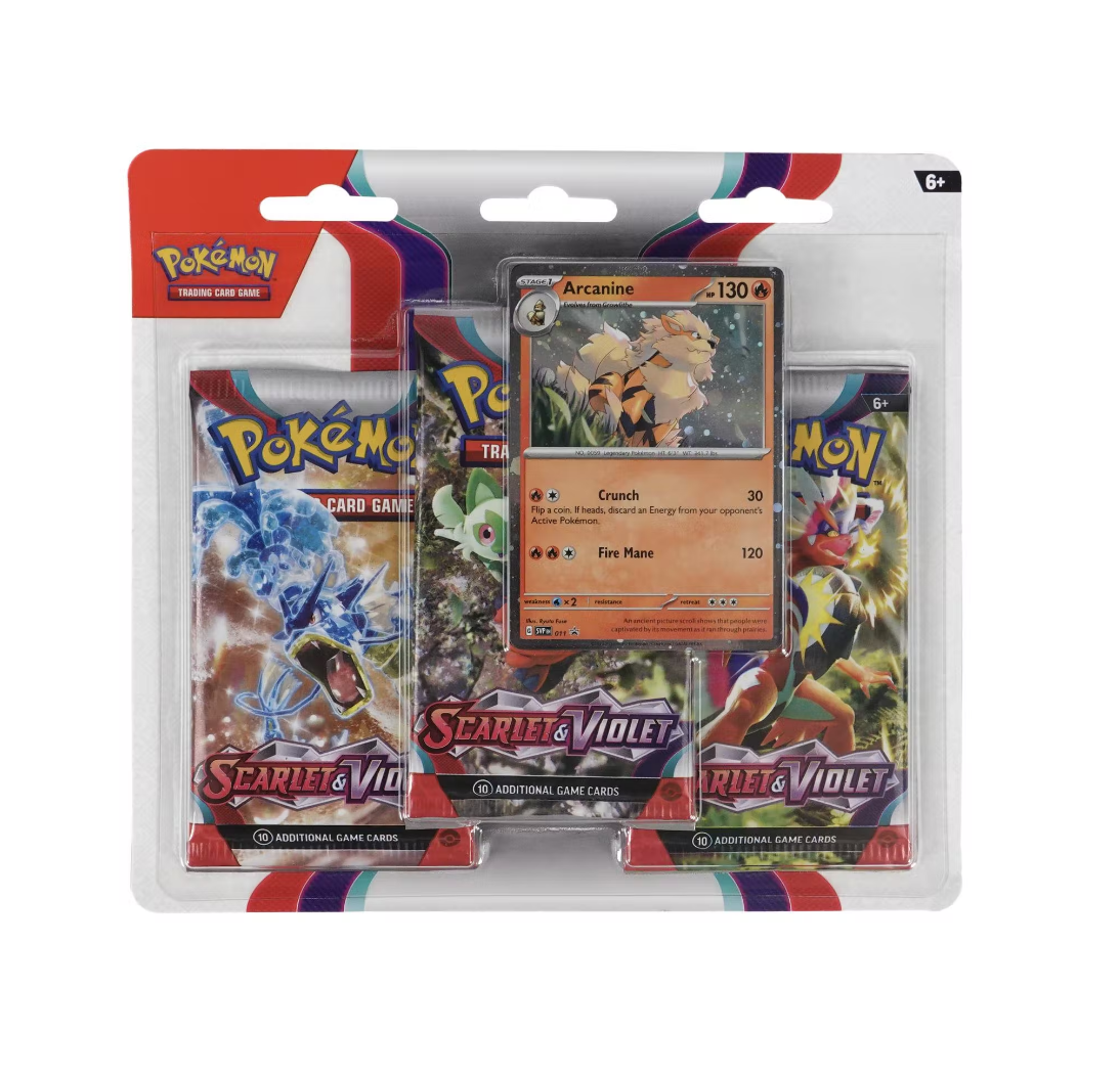 Pokémon Scarlet And Violet 3-Pack Blister
