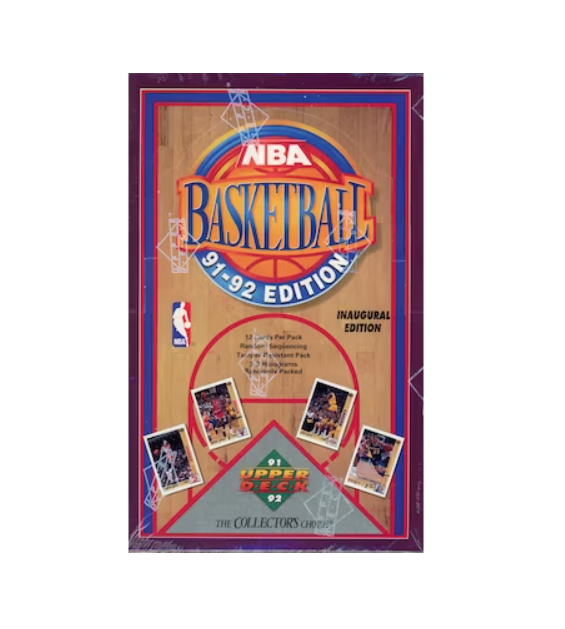 1991-92 NBA Basketball Wax Box