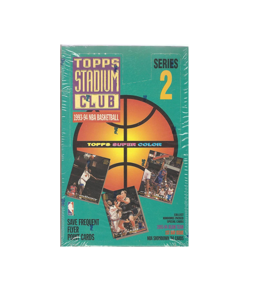 1993-94 Topps Stadium Club Series 2 Wax Box