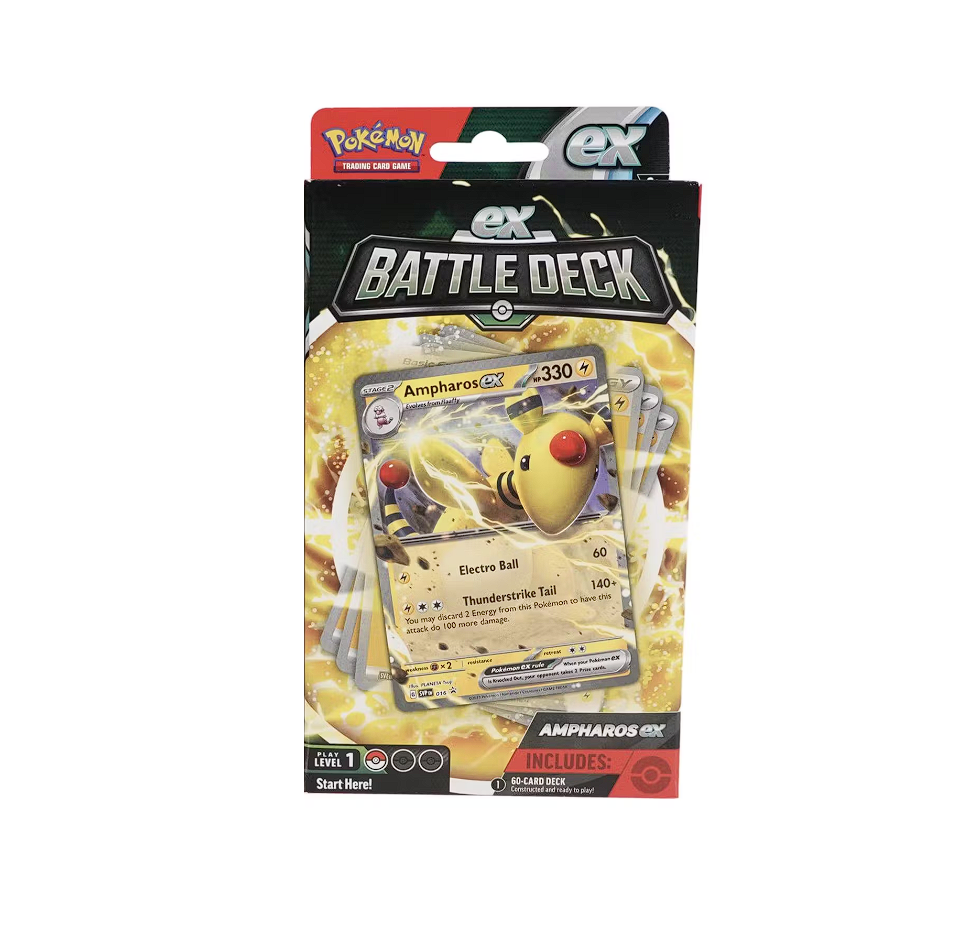 Pokémon Lucario Ampharos ex Battle Deck