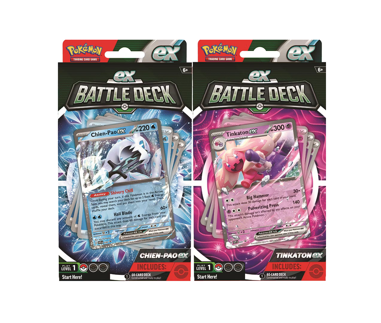 Pokemon Tinkaton Chien-Pao EX Battle Deck