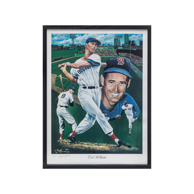 Ted Williams Autographed Photo COA PSA