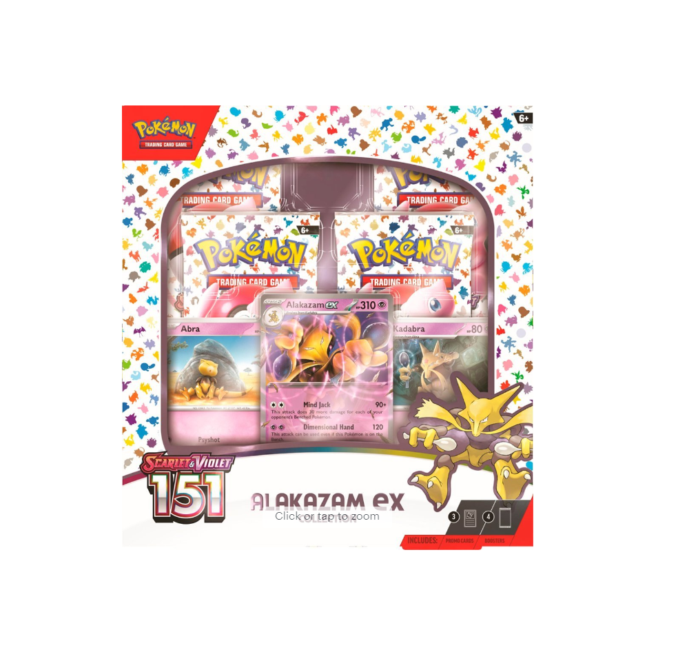 Pokémon Scarlet & Violet 151 Alakazam EX Box