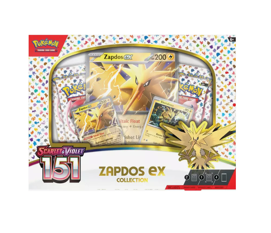 Pokémon Scarlet & Violet 151 Zapdos EX Collection Box