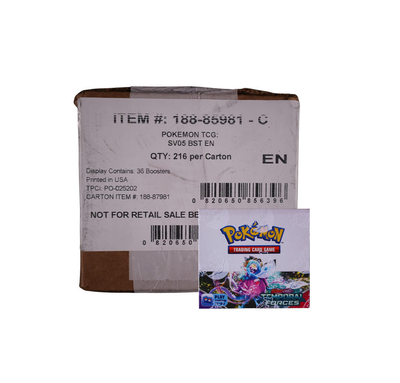 Pokemon Scarlet and Violet Temporal Forces Booster 6-Box Case