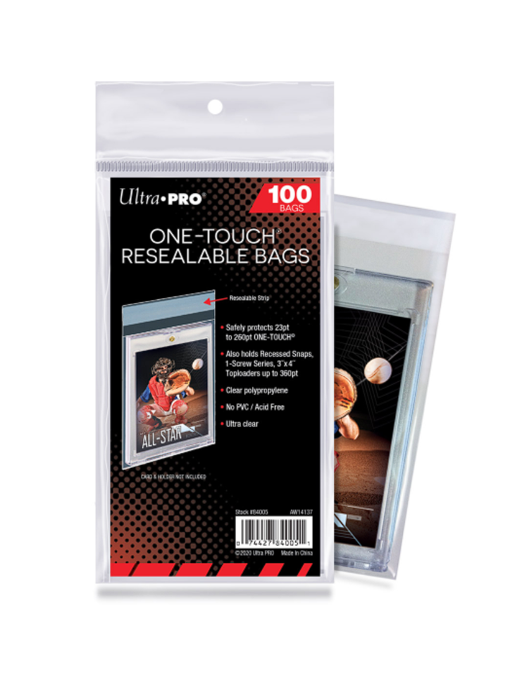 Ultra Pro One Touch Resealable Bags 100ct