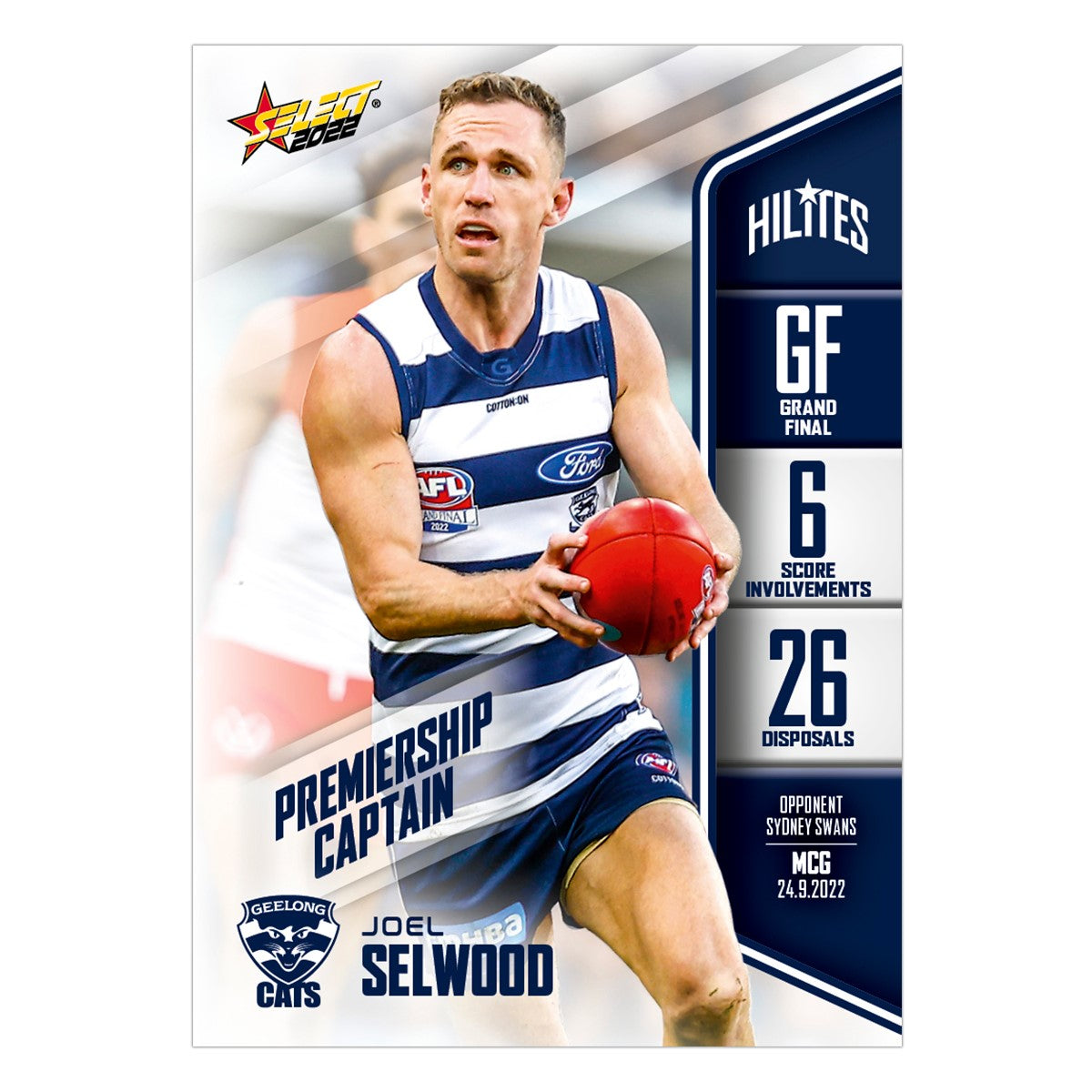 2022 Grand Final Hilite - Joel Selwood - Geelong
