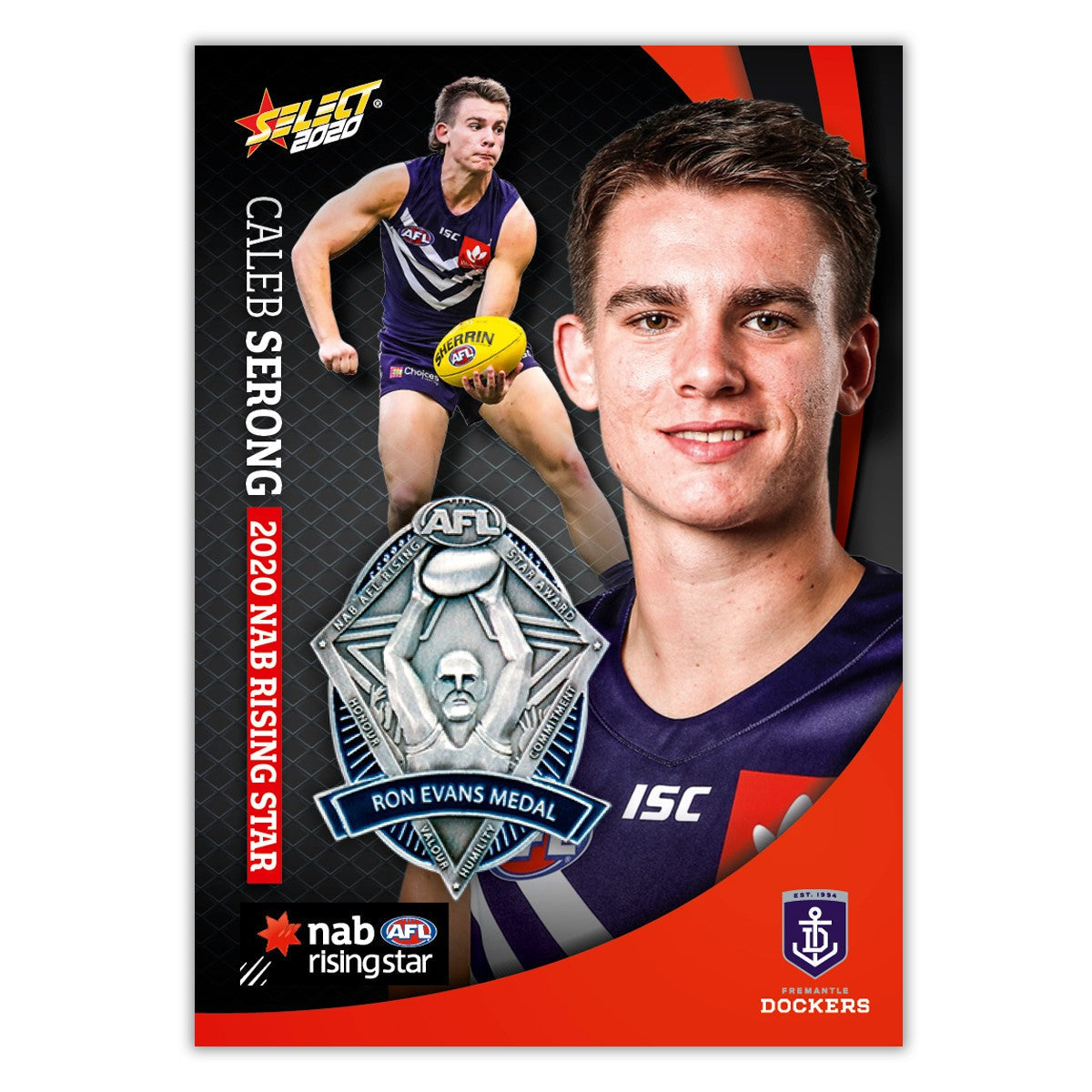 2020  Rising Star Winner - Caleb Serong - Fremantle