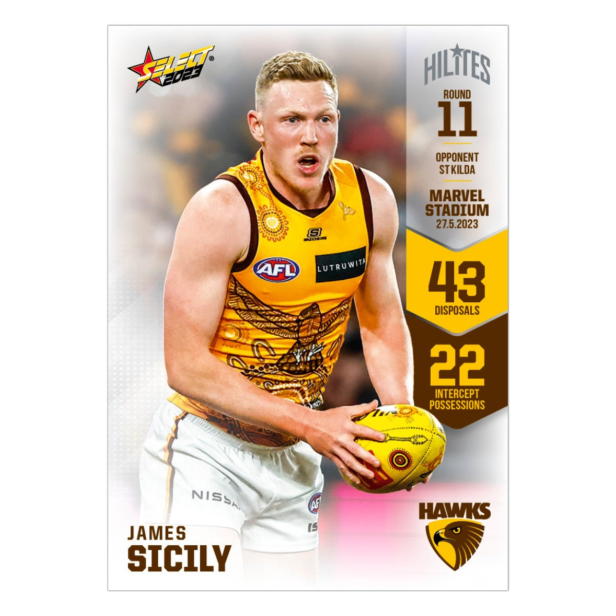 2023 AFL Round 11 Hilites - James Sicily - Hawthorn